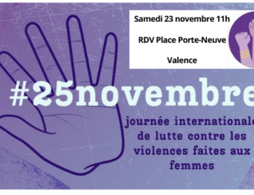 Le 25 novembre, manifestons contre les violences sexistes et sexuelles