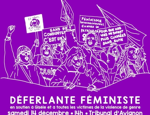 Déferlante féministe : RDV samedi 14 décembre à Avignon à 14 h !