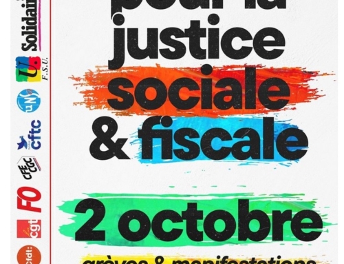Le 2 octobre : en GRÈVE pour la justice sociale et fiscale !