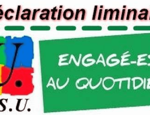 Déclaration Liminaire du CDEN du 6 11 25